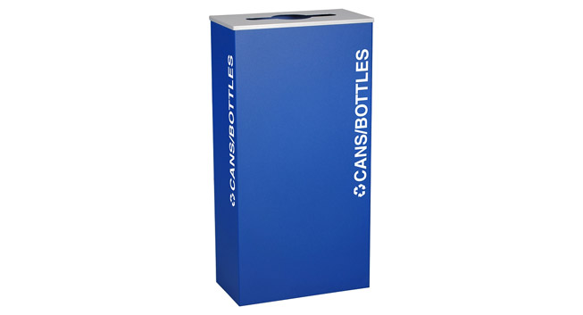 Kaleidoscope XL Rectangle Recycling Bin – Single Stream
