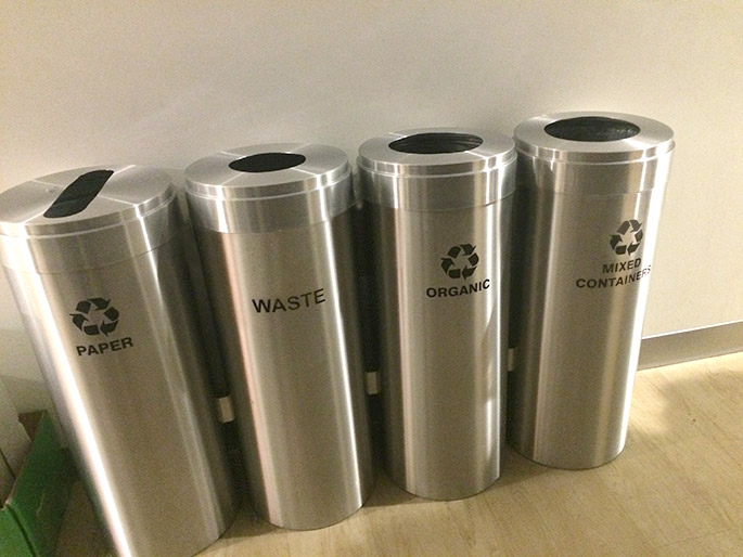 RecyclePro Small Quad Stream in Satin Aluminum