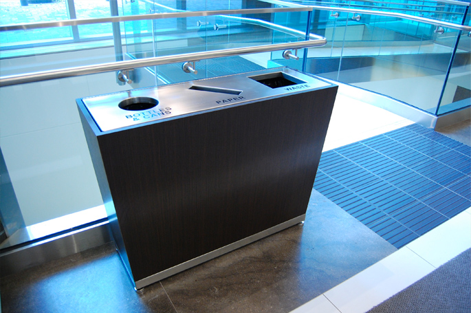 Boxina XL Triple Stream Recycle Bin