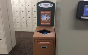 Front Service Recycling Station – Single Stream
