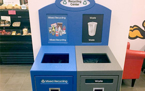 Front Service Recycling Station – Double Stream