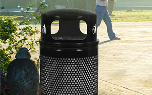 Landscape 34 Gallon Waste – Dome Top