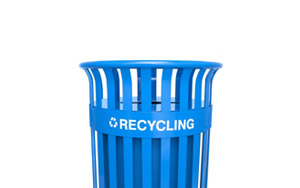 Streetscape Classic Outdoor Recycling Receptacle
