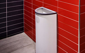Spectrum Ellipse Slim Recycling Bin with Lid