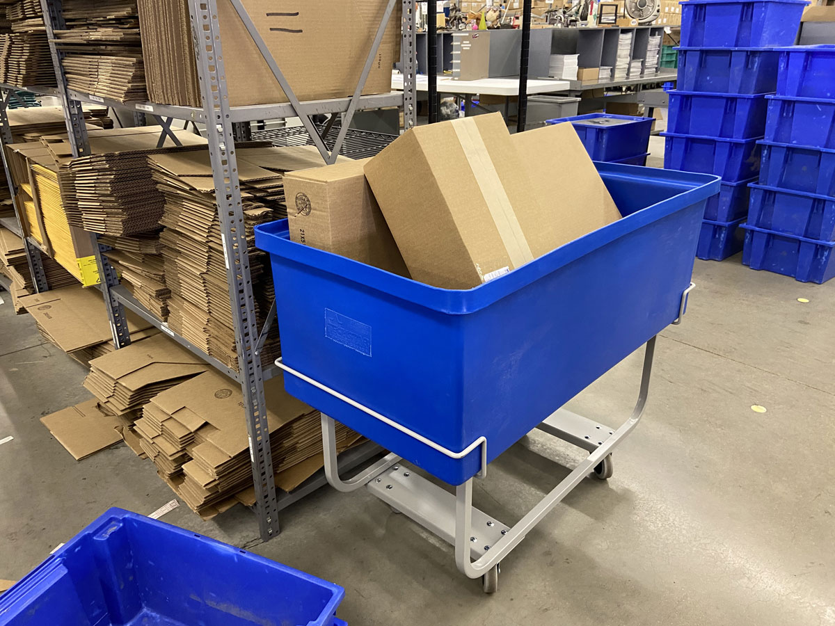 How Grocery Stores and Food Warehouses Use Scale Carts