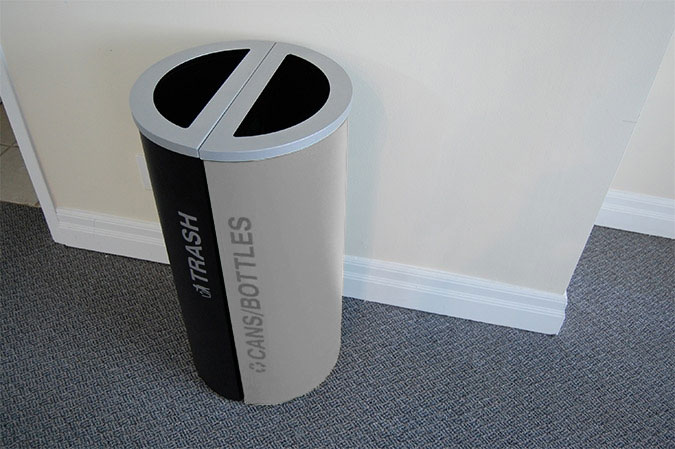 Kaleidoscope Half Round Black Tie – Double Stream