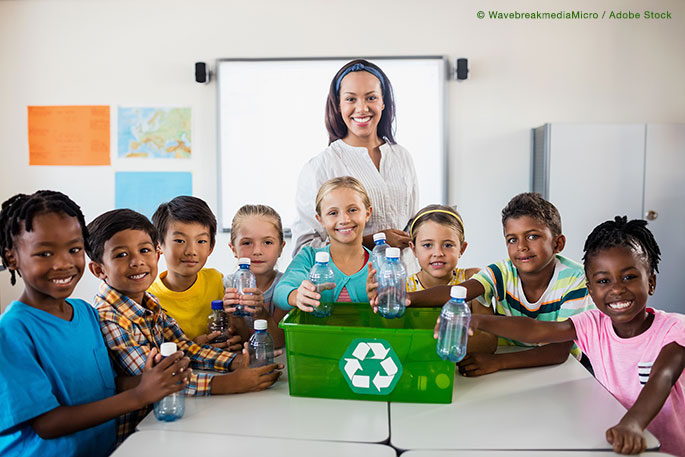 Start a school recycling program