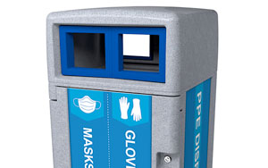 Expression Outdoor PPE Disposal Bin