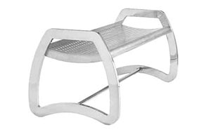 Skyline 4ft Stainless Steel Bench