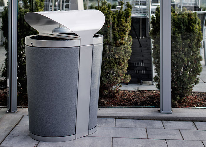 Galaxy Outdoor Waste Receptacle