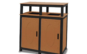 Two-Toned Double Receptacle