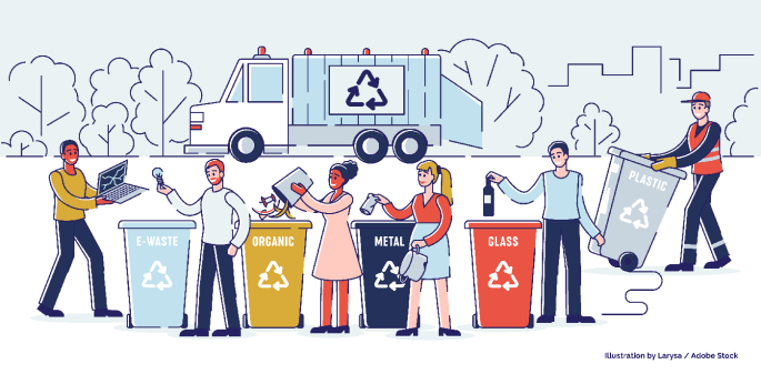 How to Separate Recycling in the Workplace