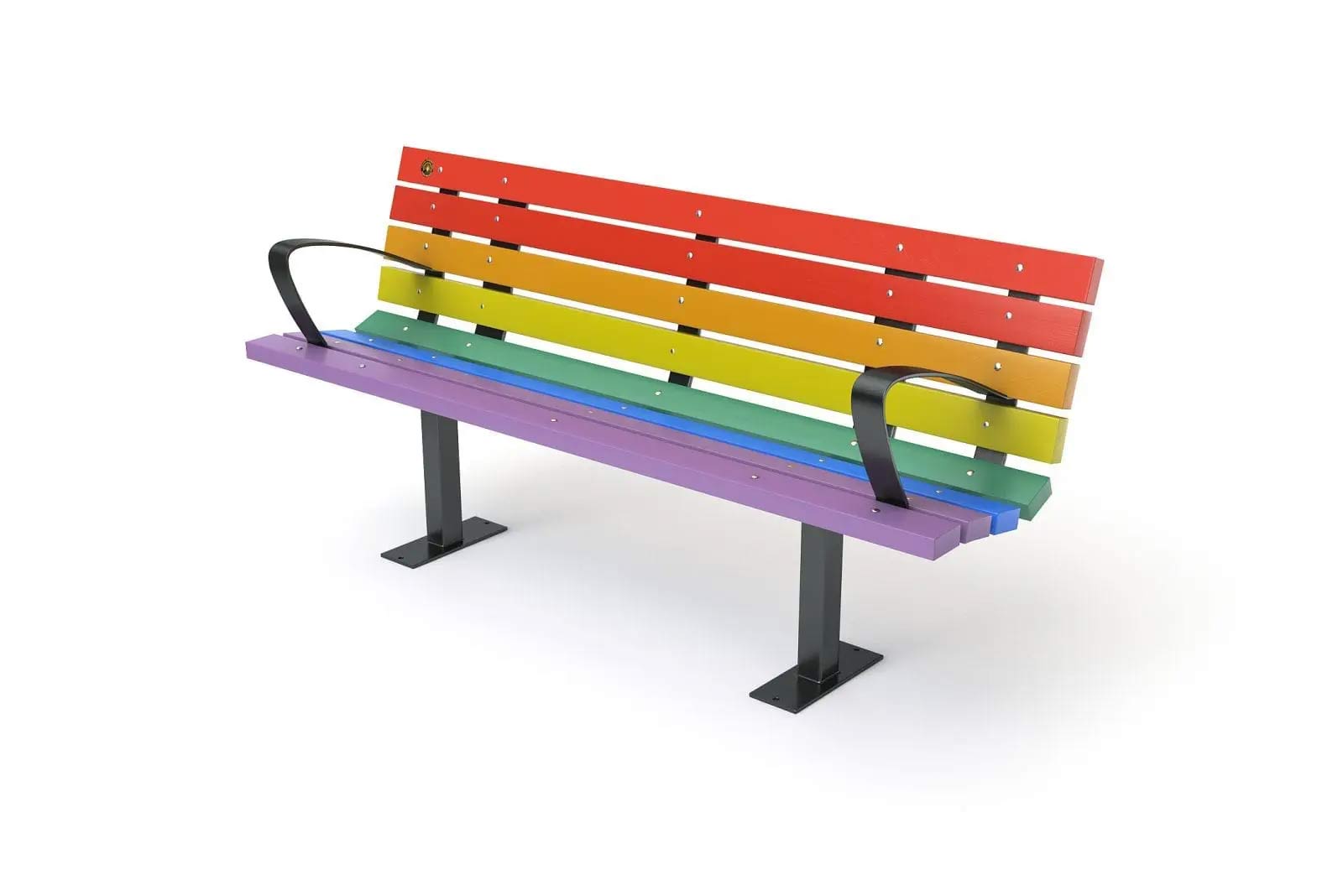 Contour Pride Rainbow Bench