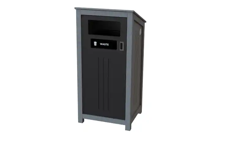Promenade Slant Top PS35-1 – Outdoor Trash Recycling Receptacle