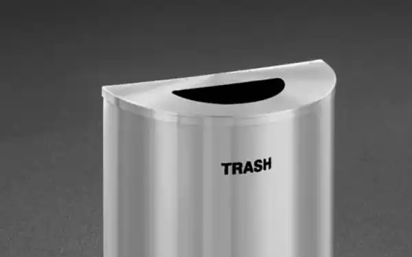 RecyclePro Half Round XL in Satin Aluminum