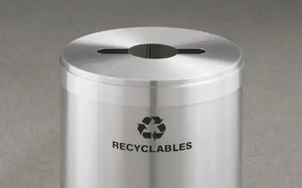 Value RecyclePro Large Single – Satin Aluminum